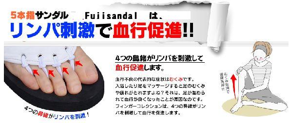 【公式】5本指サンダル fujisandal【送料無料】